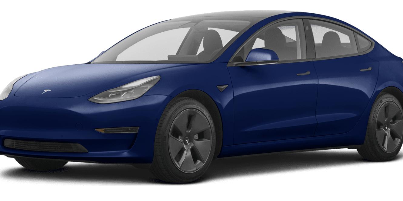 TESLA MODEL 3 2021 5YJ3E1EAXMF053723 image